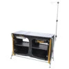 OZtrail Deluxe Camp Kitchen With Sink And Light Pole -Camping Gear Sale 10000457