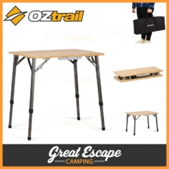 OZtrail Bamboo Table - 65cm 13 OZtrail Bamboo Table - 65cm -Camping Gear Sale 10000460 5