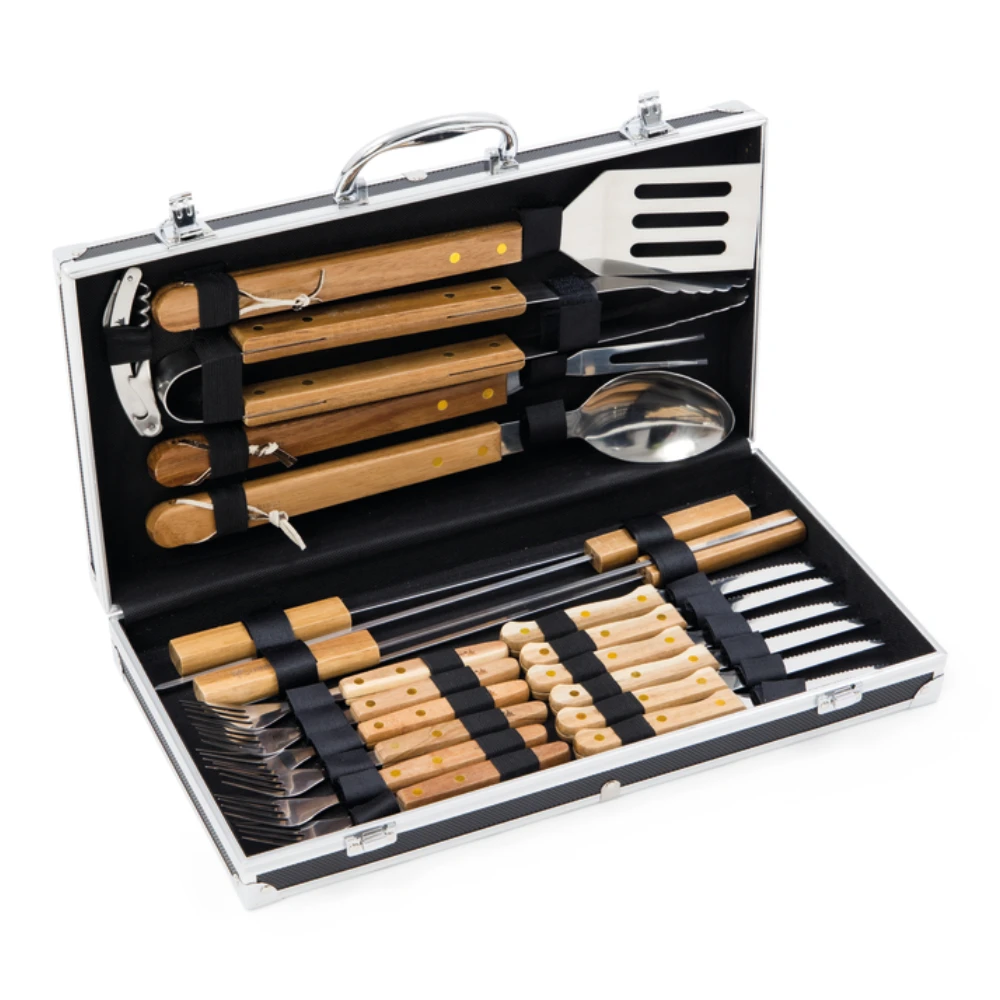 Campfire BBQ Tool & Cutlery Set - 22PC 3 Campfire BBQ Tool & Cutlery Set - 22PC