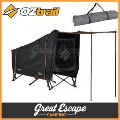Oztrail Blockout Easy Fold Stretcher Tent Single -Camping Gear Sale 10000812 7