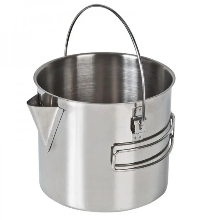 Campfire Billy Style Kettle 750ml Stainless Steel 4 Campfire Billy Style Kettle 750ml Stainless Steel - Image 2