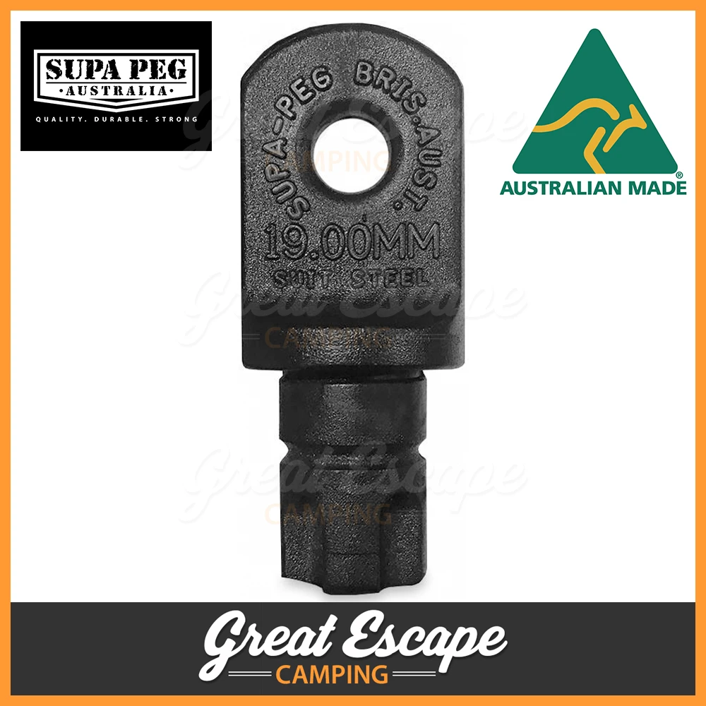 Supa Peg Nylon Spreader Insert Suits 19mm Tube 10 Pack 4 Supa Peg Nylon Spreader Insert Suits 19mm Tube 10 Pack - Image 2