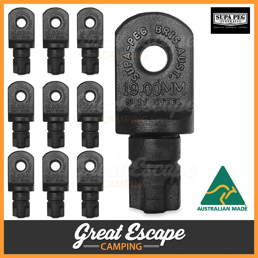 Supa Peg Nylon Spreader Insert Suits 19mm Tube 10 Pack 3 Supa Peg Nylon Spreader Insert Suits 19mm Tube 10 Pack