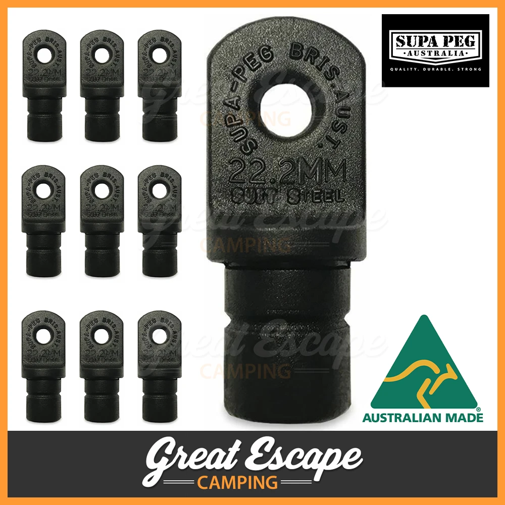 Supa-Peg Nylon Spreader Insert Suits 22.2mm Tube 10 Pack 3 Supa-Peg Nylon Spreader Insert Suits 22.2mm Tube 10 Pack