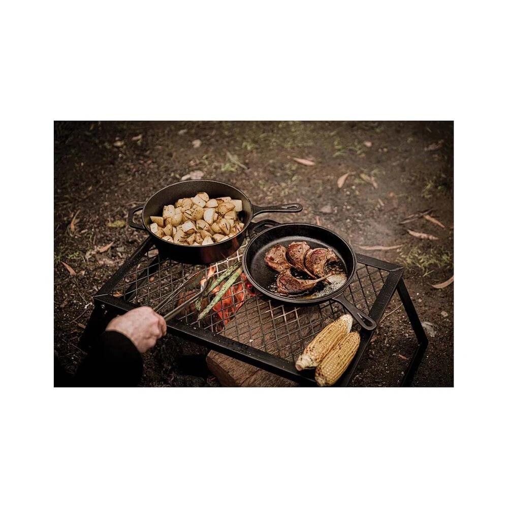 Campfire Cast Iron Quart Combo Cooker 6 Campfire Cast Iron Quart Combo Cooker - Image 4