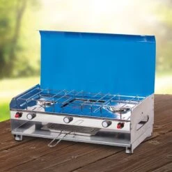 Companion 2 Burner RV Stove With Grill And Legs -Camping Gear Sale COMP546 2