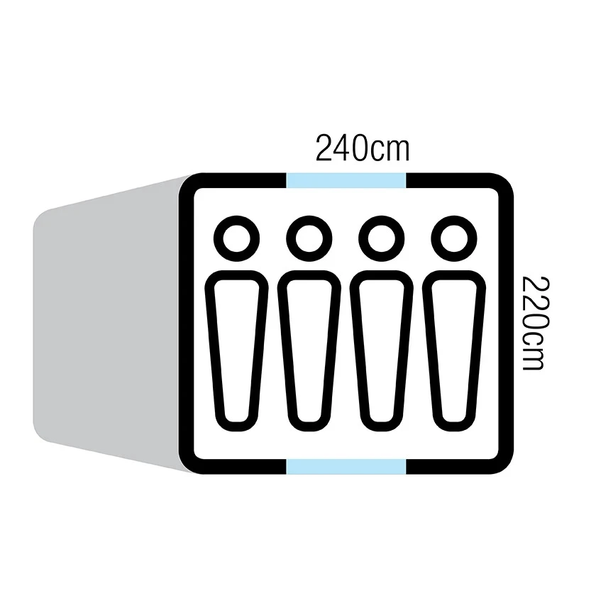OZtrail Tasman 4V Dome Tent 7 OZtrail Tasman 4V Dome Tent - Image 5
