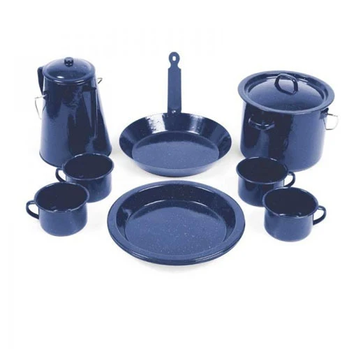 Campfire Enamel Cookware Set - 11 Piece 4 Campfire Enamel Cookware Set - 11 Piece - Image 2