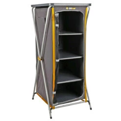 OZtrail Deluxe Folding 4 Shelf Cupboard
