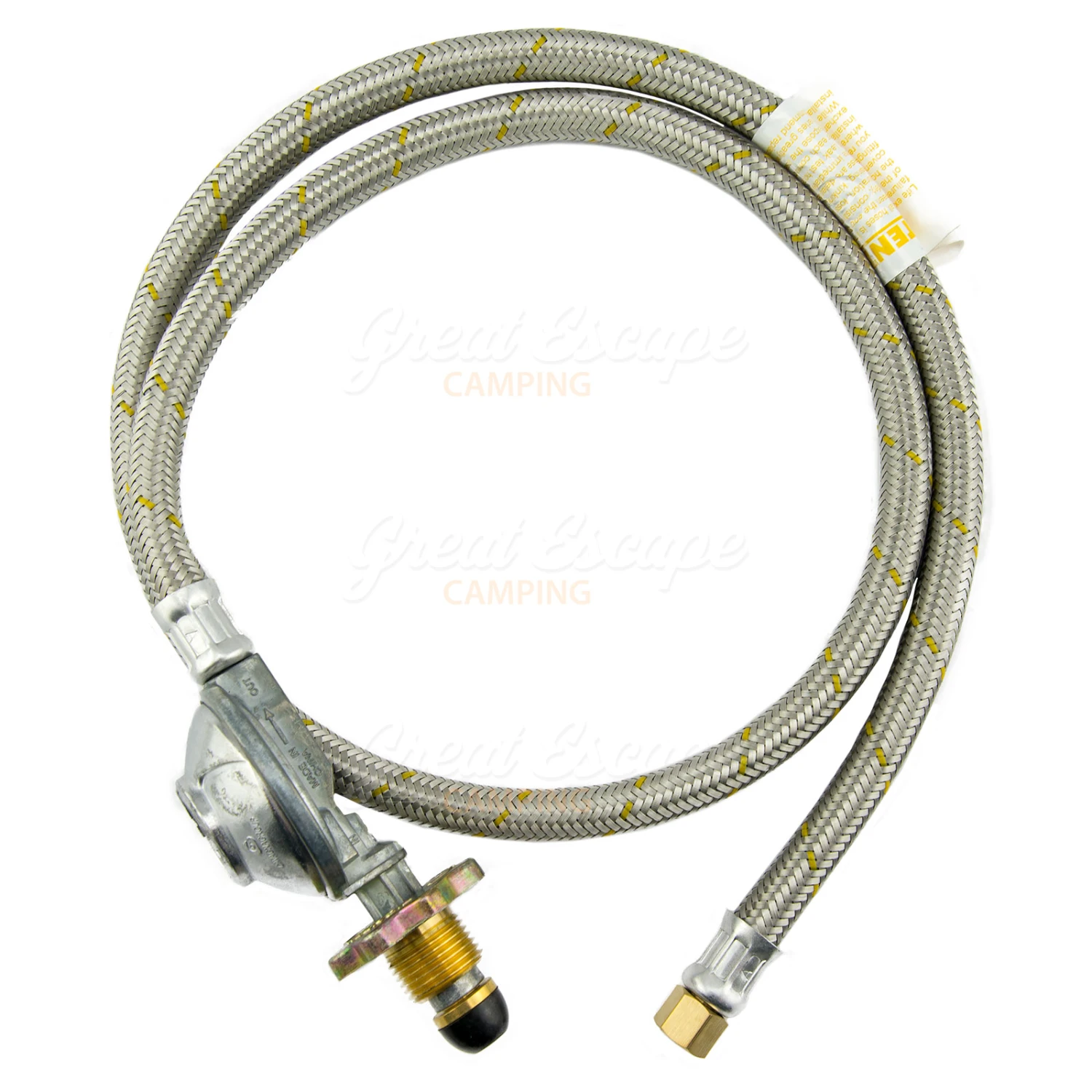 Companion Gas Hose And Regulator 1/4BSPF 1.2m Long 4 Companion Gas Hose And Regulator 1/4BSPF 1.2m Long - Image 2