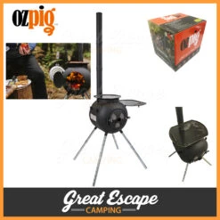 Ozpig Portable Wood Stove - Series II -Camping Gear Sale OZP001 02 14