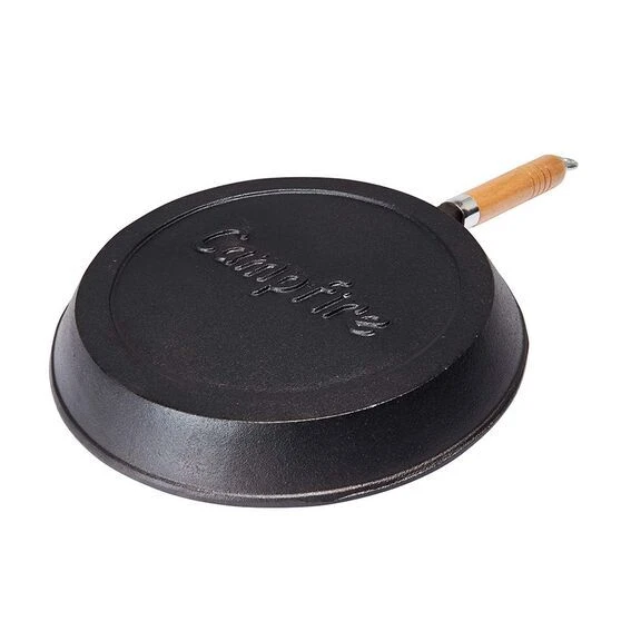 Campfire Frypan Cast Iron Round 25cm 4 Campfire Frypan Cast Iron Round 25cm - Image 2