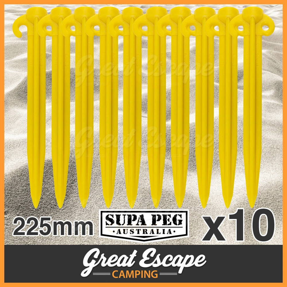 Supa Peg Sand Peg 225mm 10 Pack 3 Supa Peg Sand Peg 225mm 10 Pack