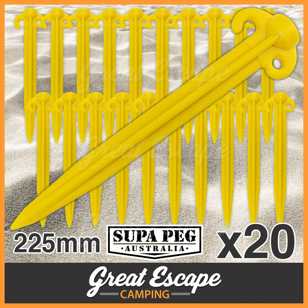 Supa Peg Sand Peg 225mm 20 Pack 5 Supa Peg Sand Peg 225mm 20 Pack - Image 3