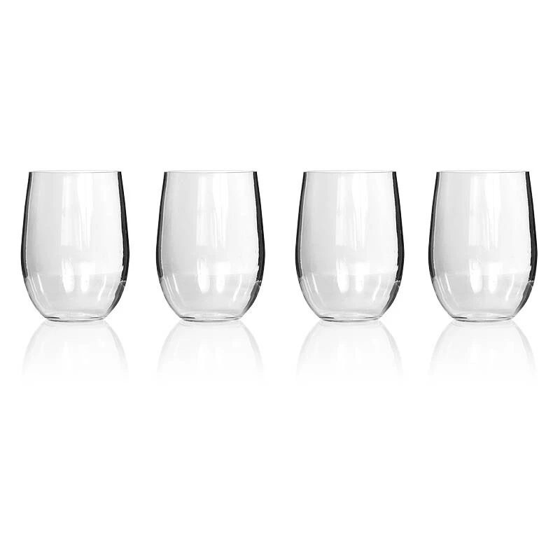 Everclear Tritan Stemless Wine Glass 4 Pack 3 Everclear Tritan Stemless Wine Glass 4 Pack