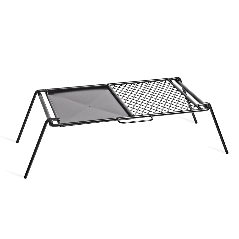 Campfire Steel BBQ Plate Camp Grill Large 3 Campfire Steel BBQ Plate Camp Grill Large