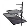 Campfire Swing Arm Cooking Grill Combo BBQ -Camping Gear Sale SS34