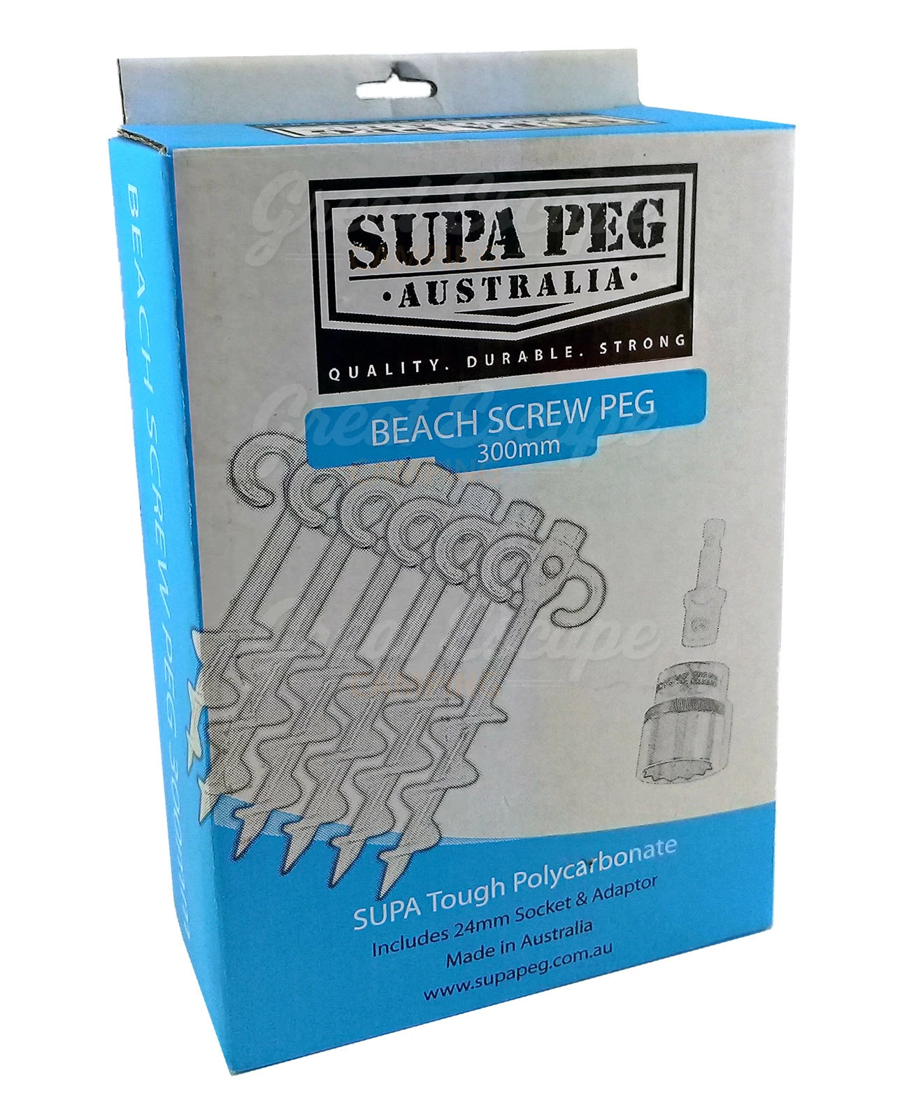 Supa-Peg 300mm Beach Screw Peg Kit 3 Supa-Peg 300mm Beach Screw Peg Kit - Image 2