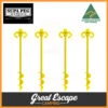 Supa-Peg 500mm Beach Screw Peg 4 Pack 1 Supa-Peg 500mm Beach Screw Peg 4 Pack -Camping Gear Sale SSTPCY5004PACK
