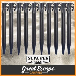 Supa-Peg Sand Peg 300mm 10 Pack -Camping Gear Sale TSPPB300x10 2
